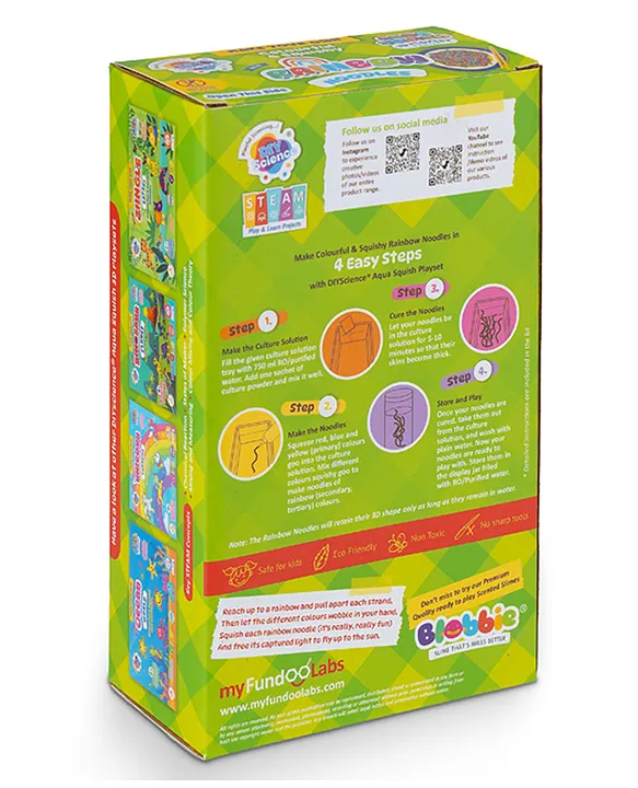 Aqua Squish Kit - Rainbow Noodles