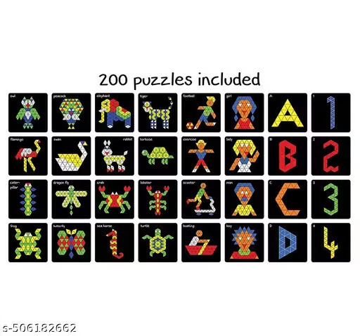 Magnetic Puzzle - Triangles (Small)