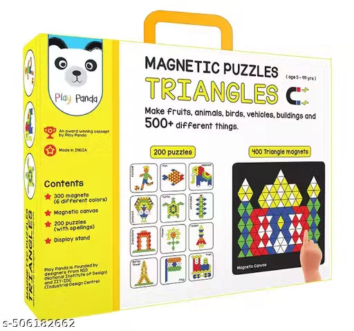 Magnetic Puzzle - Triangles (Small)