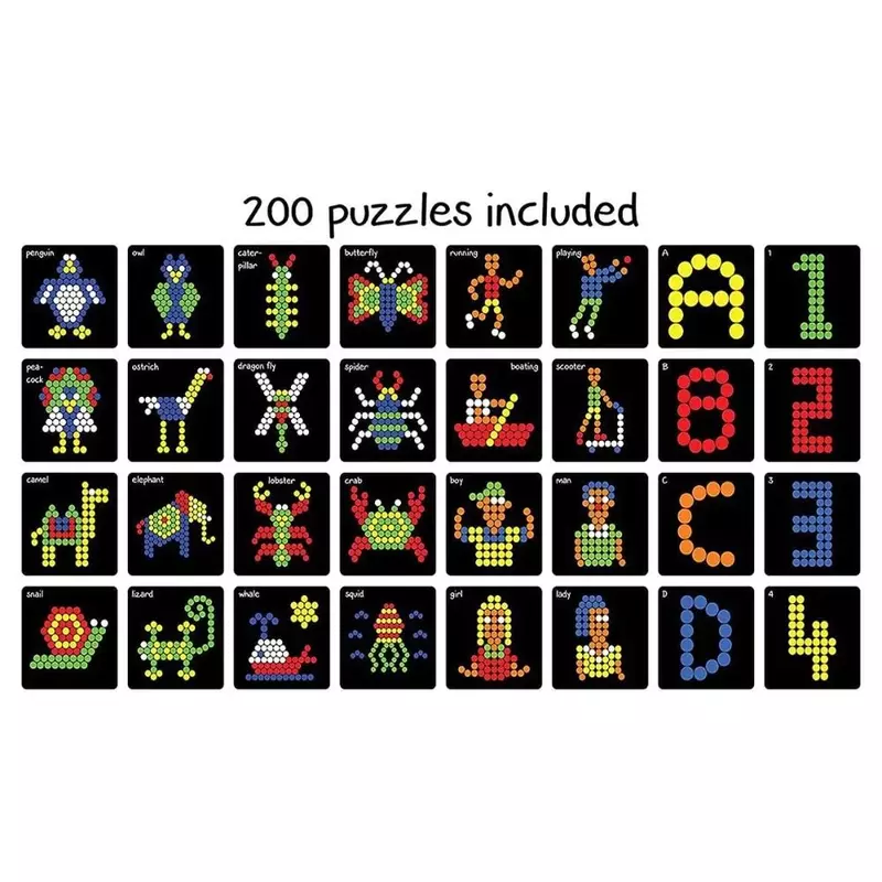 Magnetic Puzzles - Squares (Big)