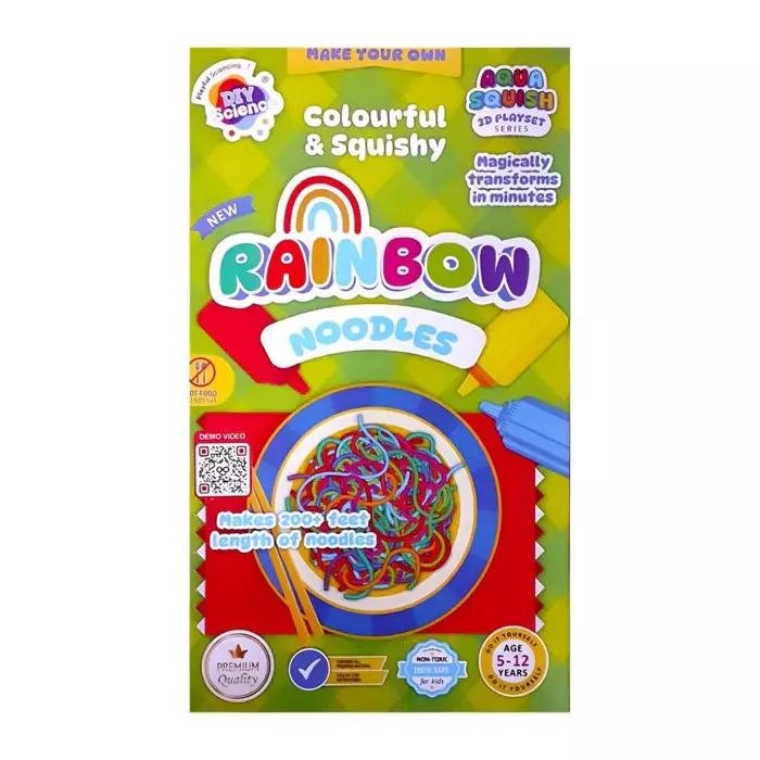 Aqua Squish Kit - Rainbow Noodles