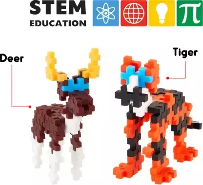 Fixi Bricks - Deer & Tiger