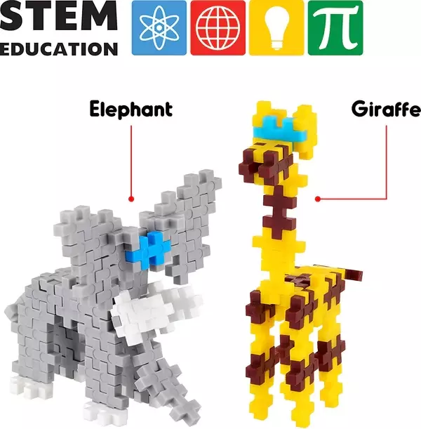 Fixi Bricks - Giraffe & Elephant