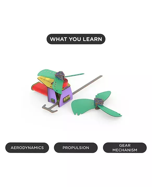 Gear Propeller Flying Machine