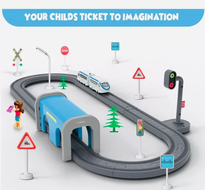 Indian City Train Set (28 Pcs)