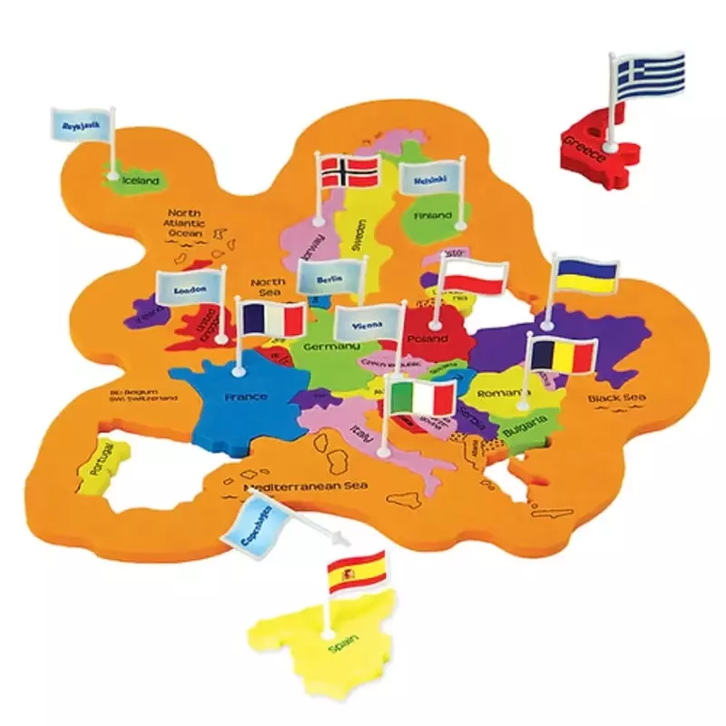 Mapology - World with Flags & Capitals