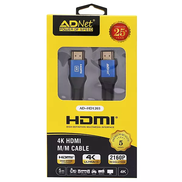 PRIME 4K HDMI Cable 2.0v, 5 Meter ADP-HD-1203