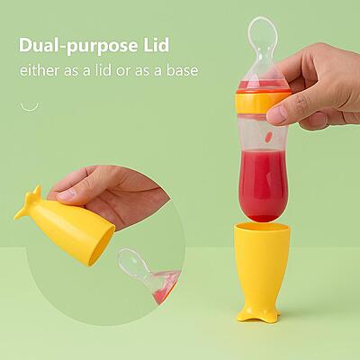 Silicone Squeeze Spoon Feeder