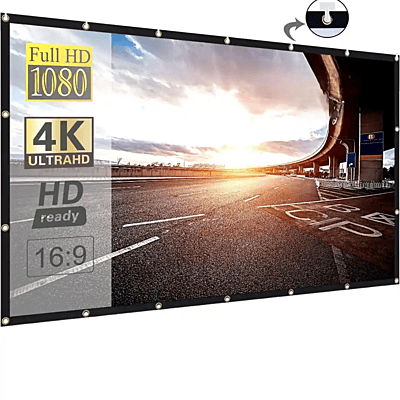 Tonzo Fabric 16:9 Projector Screen (100 Inch)