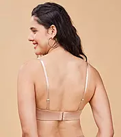 ENAMOR Innovations Strapless Multiway Women's Plunge Double Push-Up Bra - Padded, Wired, Medium Coverage F115