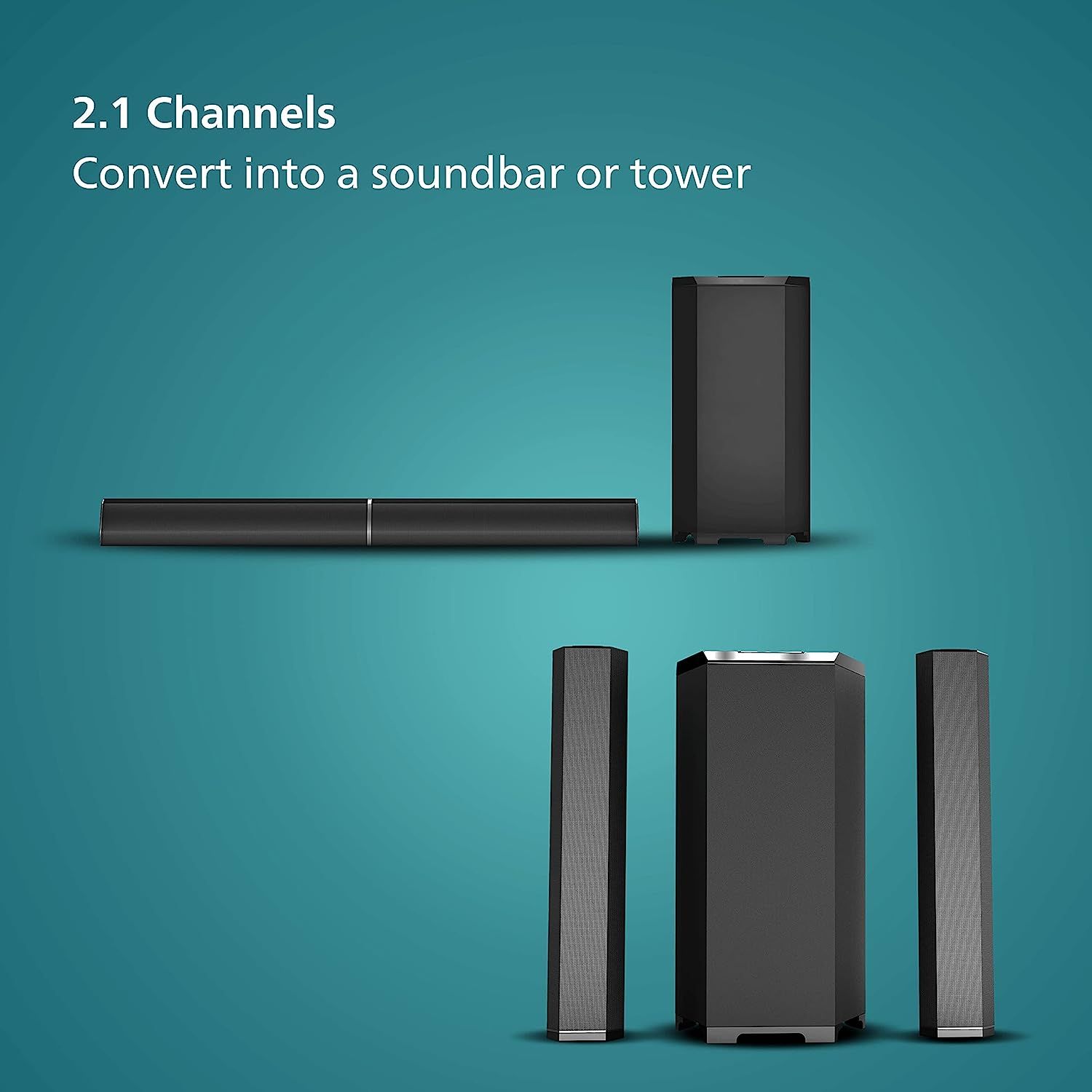 Philips MMS8090 Multimedia Convertible Speaker