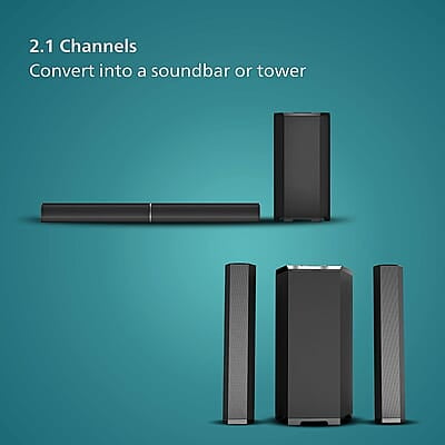 Philips MMS8090 Multimedia Convertible Speaker Philips MMS8090 Multimedia Convertible Speaker