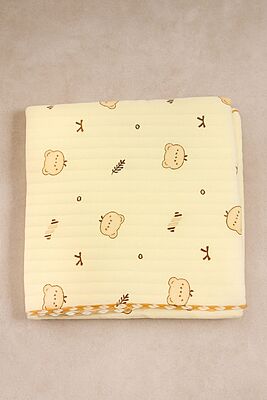 2-Layer Muslin Baby Blanket – 85x85 cm - Red Blossom Comforter 2-Layer Muslin Baby Blanket – 85x85 cm - Red Blossom Comforter