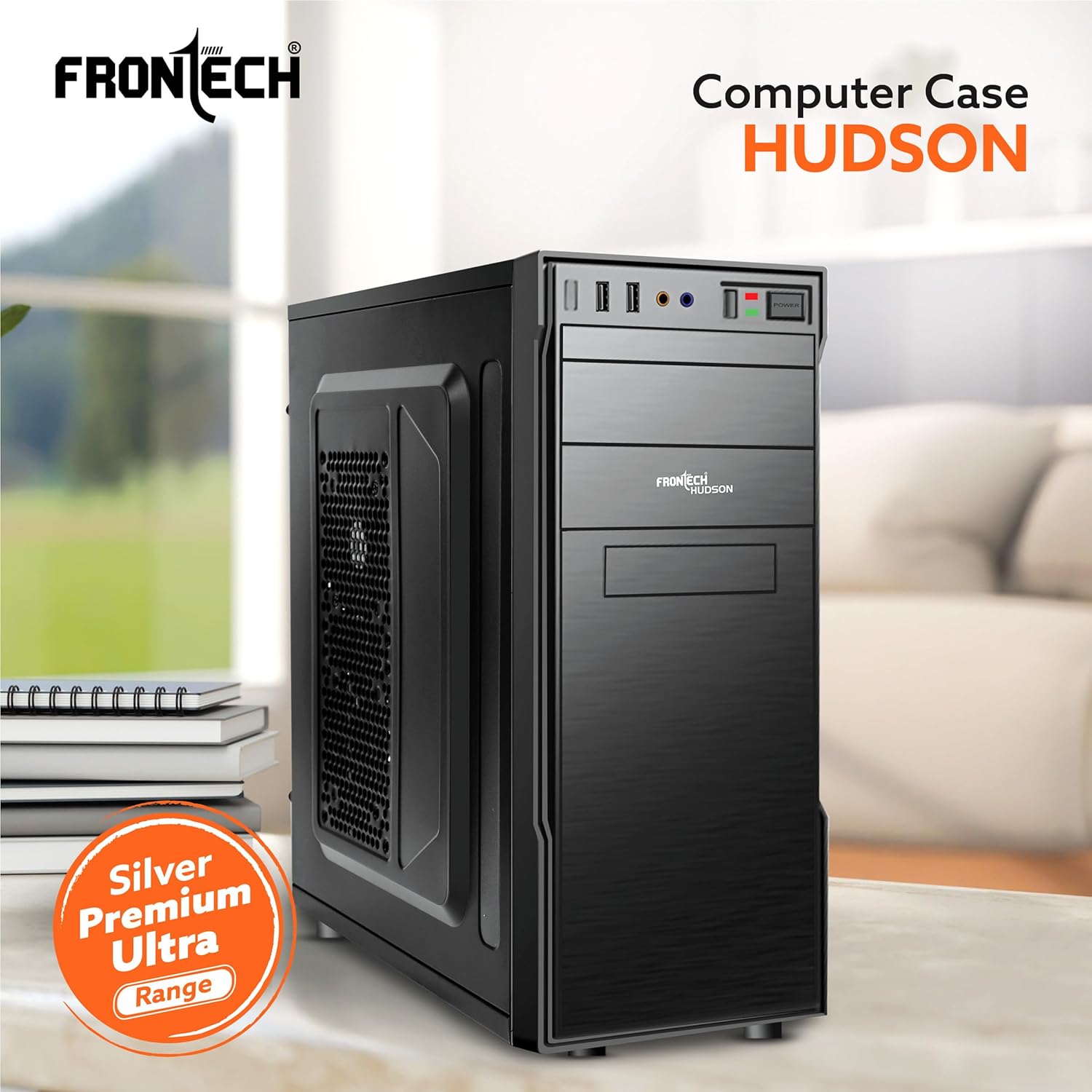 Frontech HUDSON FT-4301 Mid-Tower Gaming Case RGB