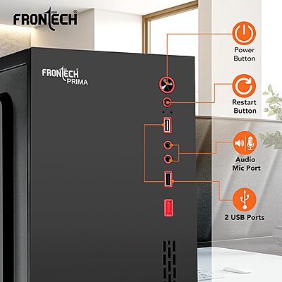 Frontech PRIMA FT-4276 High-Airflow Gaming Tower