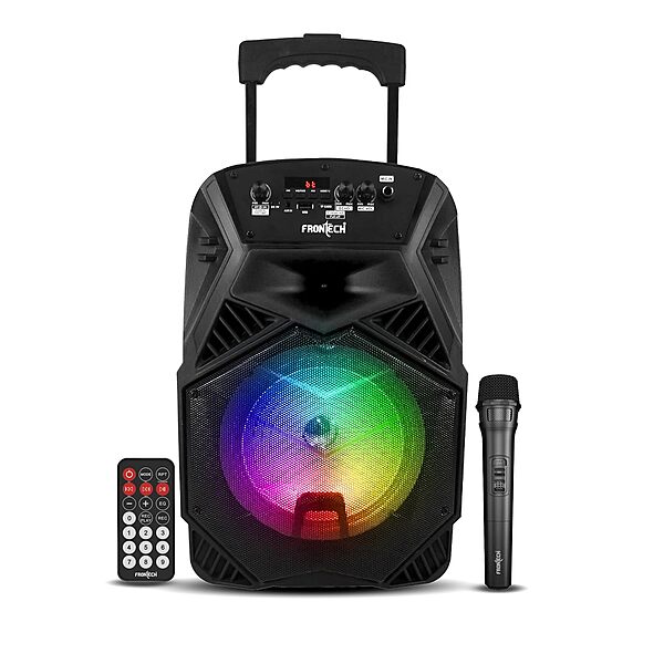 Frontech SW-0209 delivers powerful 2.1 channel sound with deep bass and clear highs—ideal for music, gaming, and movies