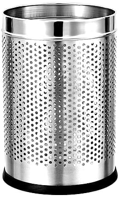 Perforated Open Steel Dustbin