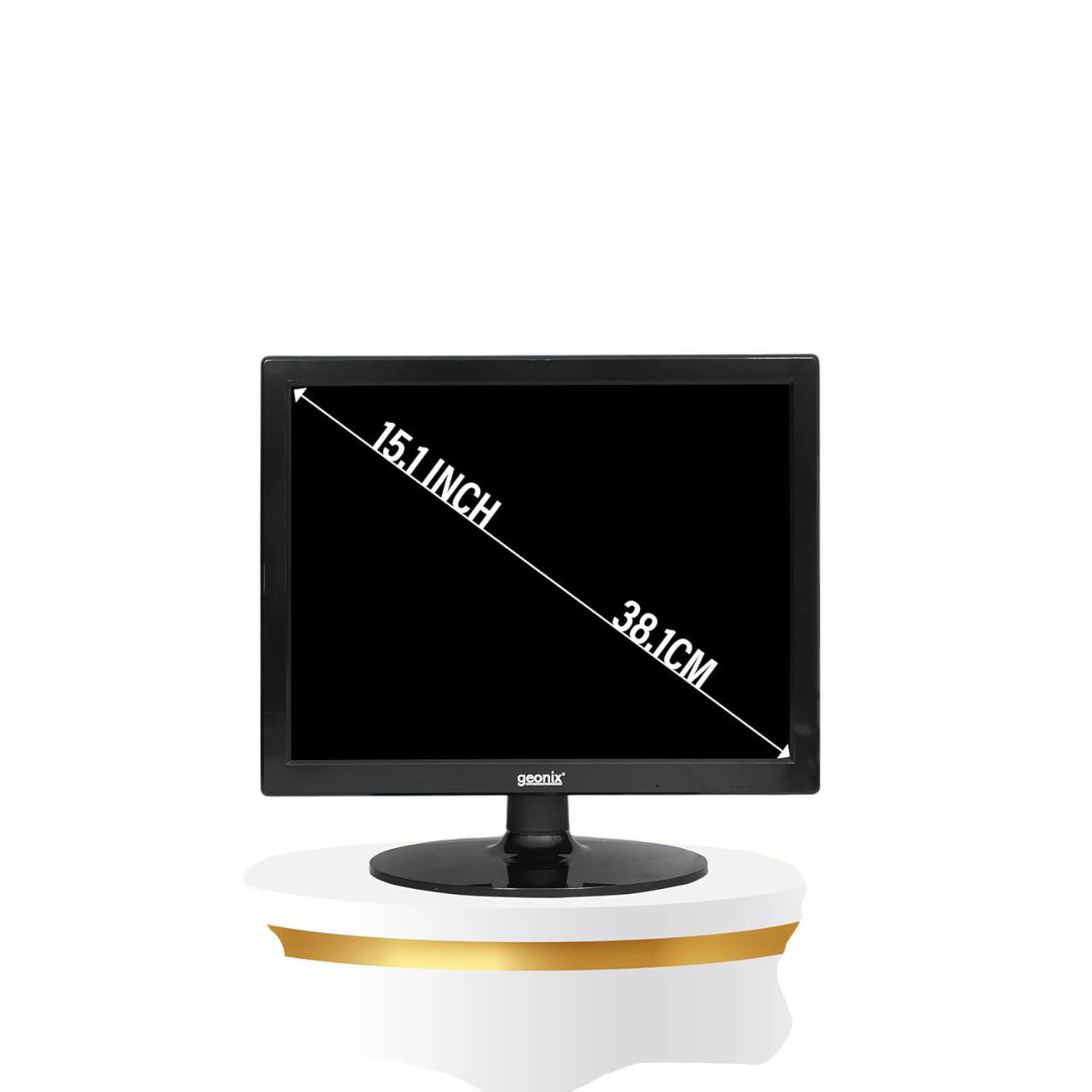 Geonix 15.1-Inch LED PC Monitor, VGA & HDMI Inputs-GXTF-WVHDF151