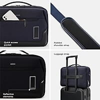 MOKOBARA Bento Nylon Laptop Briefcase – Fits 14-Inch MacBook & Laptops | Durable Office Bag for Men | Professional Messenger Bag for Business, Work, & Travel