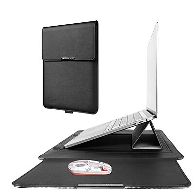 Techie Laptop Sleeve for 15.6 Inch (Midnighl Black)
