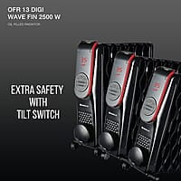 Havells Digital OFR 13 Wave Fin 2500 Watt Oil Filled Radiator