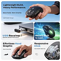 EVM EWLM-360 EnOrb Wireless Mouse - Black