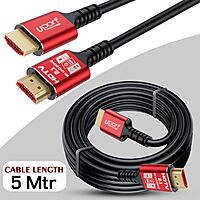 Uport 8K HDMI Cable 5m – 48Gbps, eARC, HDMI 2.1, supports 8K@60Hz, 4K@120Hz, HDR, and Dolby Vision. Perfect for gaming and home theater setups. Durable design for long-lasting performance.