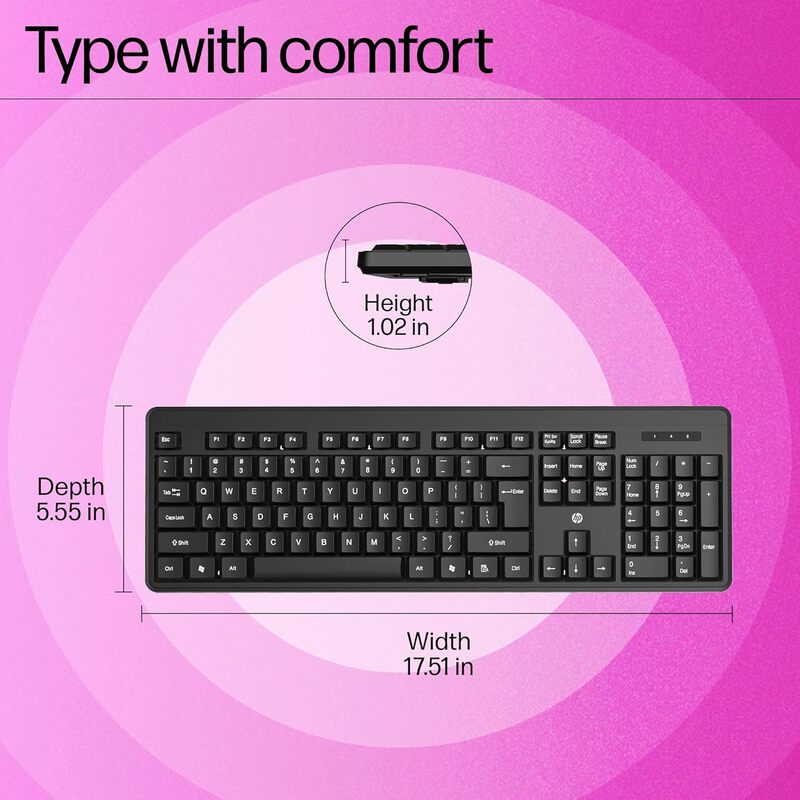 HP Keyboard USB K160