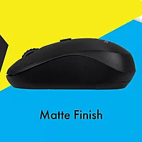 Zebronics Zeb-Bold Wireless Optical Mouse ensures seamless connectivity, precision navigation & stylish design for daily productivity.