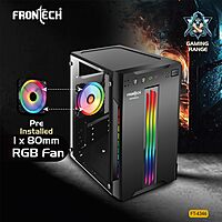 Frontech INFERNO FT-4346 Mid-Tower Gaming Case RGB