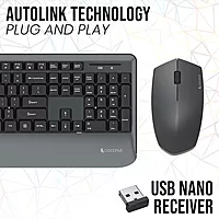 Coconut Inspire Wireless Combo (Reliable Keyboard & Mouse, Perfect for Home & Office, 1 Year Warranty)