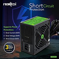 Frontech PS-0015 – Powerful 1200W SMPS with stable output, advanced protection, and cooling support for demanding system builds.