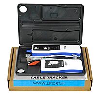 uPort Cable Tracker – Trace LAN and phone lines accurately. Includes tone generator, LED indicators, compact design for easy networking.