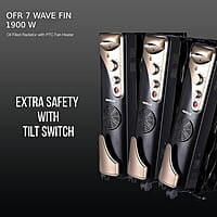 Havells OFR 7 Wave Fins with Fan 1900 watt