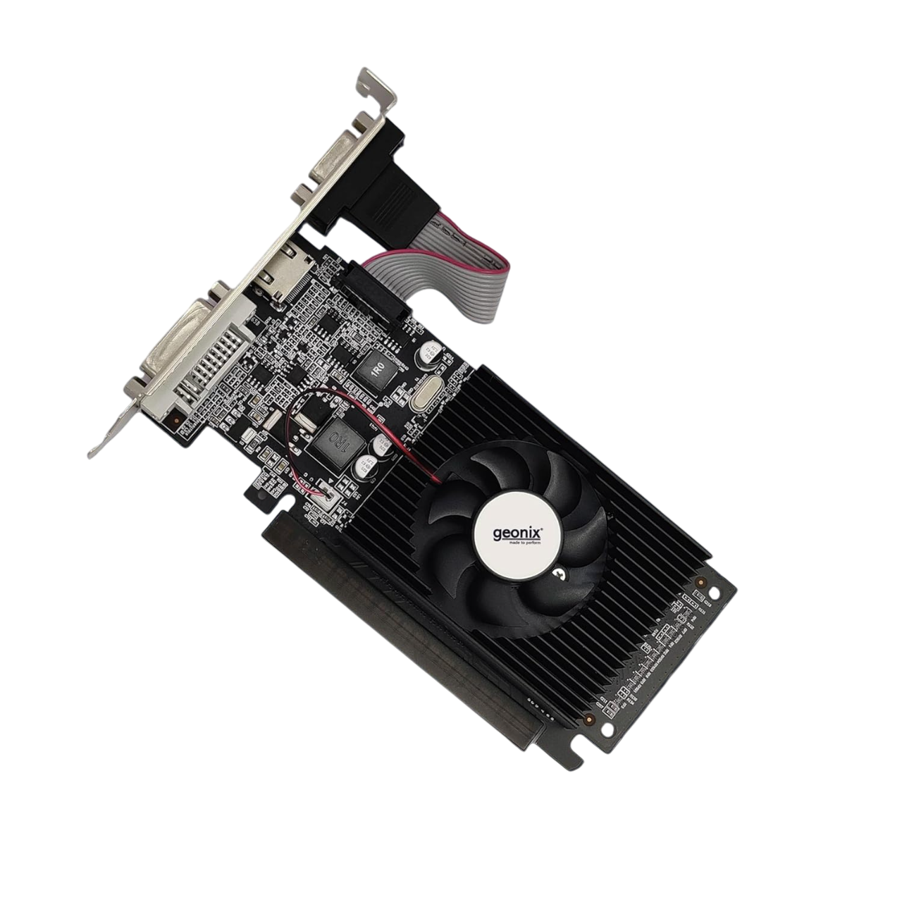 GEONIX GeForce Graphics Card, 1GB DDR3, VGA/HDMI/DVI, GT-210LP