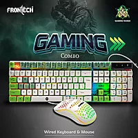 Frontech NOVA KNIGHT KB-0045 – RGB gaming keyboard with mechanical feel, USB interface, anti-ghosting keys & durable, ergonomic design.