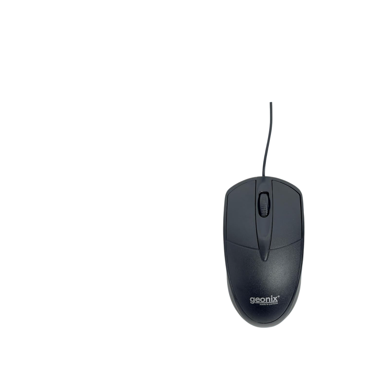 Geonix Wired USB Mouse, Ergonomic Design, Optical Tracking,Black-GXBM-01