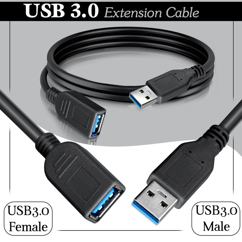 Live Tech LT-REACH USB Extension Cable – 1.5M Durable & Flexible Extension for USB Devices