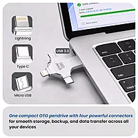 EVM 64GB Enstore 4 in 1 USB 3 Pendrive - EVM-4D/64G
