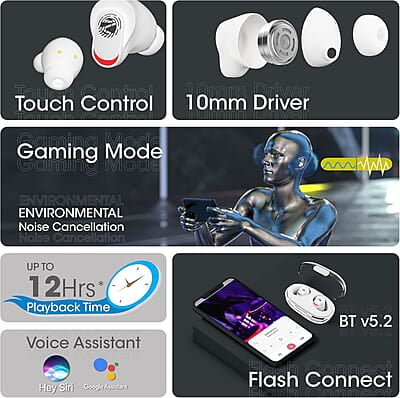 Zebronics Sound Bomb N2 Wireless Earbuds Zebronics Sound Bomb N2 Wireless Earbuds