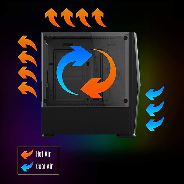 Odin RGB Case by Zebronics – Efficient Airflow & Style