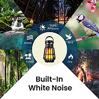 Portronics Dash 6 – 15W Portable Speaker | Flame Lamp Design, TWS Connectivity & Immersive Sound for Parties & Gatherings