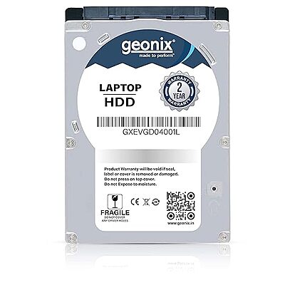 GEONIX Laptop HDD, 2.5" SATA, 5400 RPM, GXLHDD320GB GEONIX Laptop HDD, 2.5" SATA, 5400 RPM, GXLHDD320GB