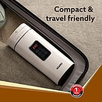 AGARO Delite Portable Electric Kettle, 500 Ml, Fast Boiling, Adjustable Temperature, Keep Warm, Dechlorination, Porridge, Double Layered Body