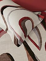 Flux Haute Red Elemental DDecor Bed Sheet