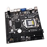ZEBRONICS H61-NVMe LGA 1155 Motherboard – DDR3 M.2, supports Intel 2nd/3rd Gen CPUs, features PCIe slots, USB 3.0, SATA III, ideal for gaming and productivity, compact design for efficient builds.
