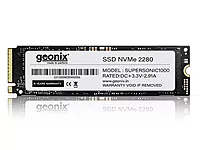 Geonix 256GB M.2 NVMe SSD, 2280, 6Gb/s, 2650/2000 Mbps, 5 Years Warranty, GXNVME256GB