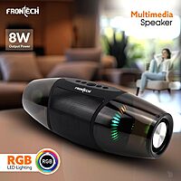 Frontech SW-0188 delivers immersive sound with deep bass and clear highs—ideal 2.1 speaker system for music, movies, and gaming.