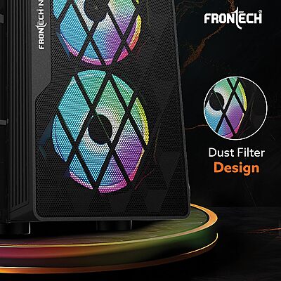 Frontech NICO FT-4357 Stylish Mid-Tower Gaming Case
