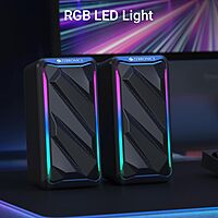 Zebronics Igloo 2 – 2.0 USB Speakers, 10W, RGB Lighting, Compact & Powerful Sound for PC & Laptop